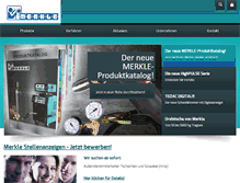 Tablet Screenshot of merkle.at